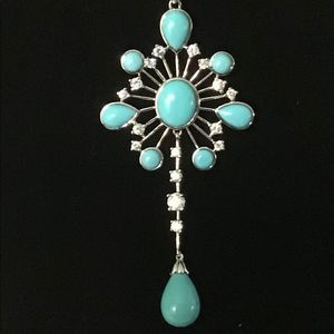 Sterling Silver and‎ Turquoise Pendant